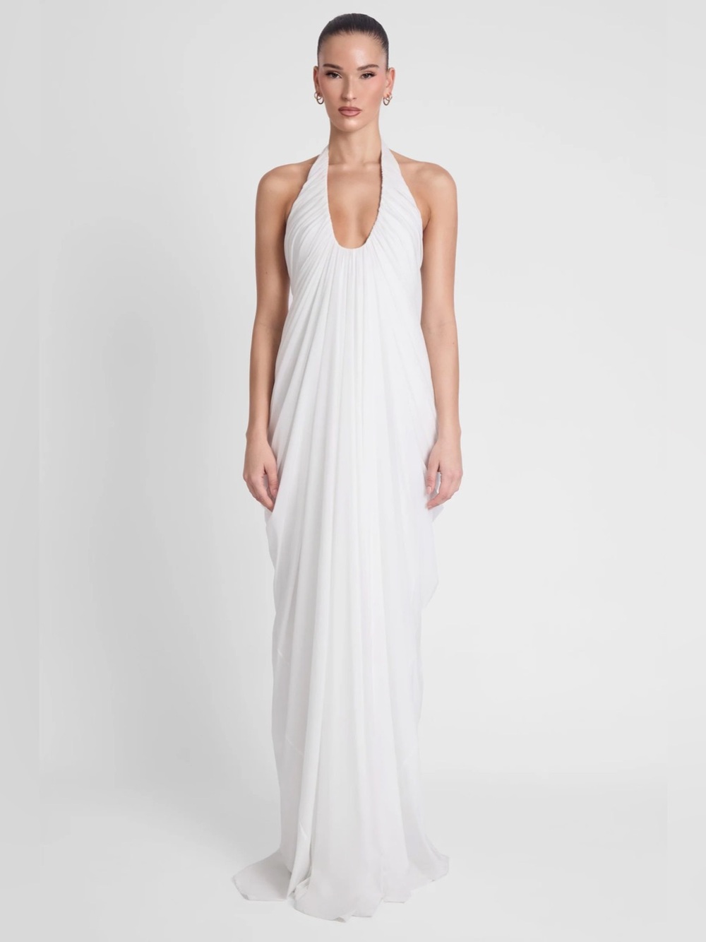 LEAU Cascade Drape Gown